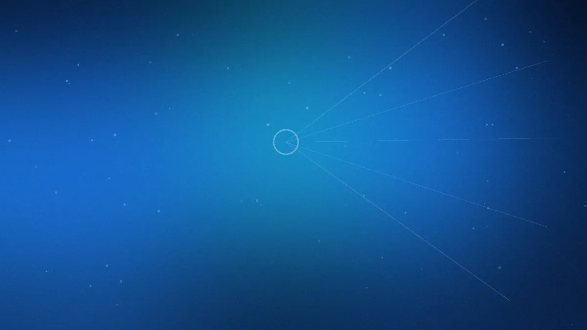 Abstract gradient light art in ProtectHealth blues, can you keep the same health plan next year