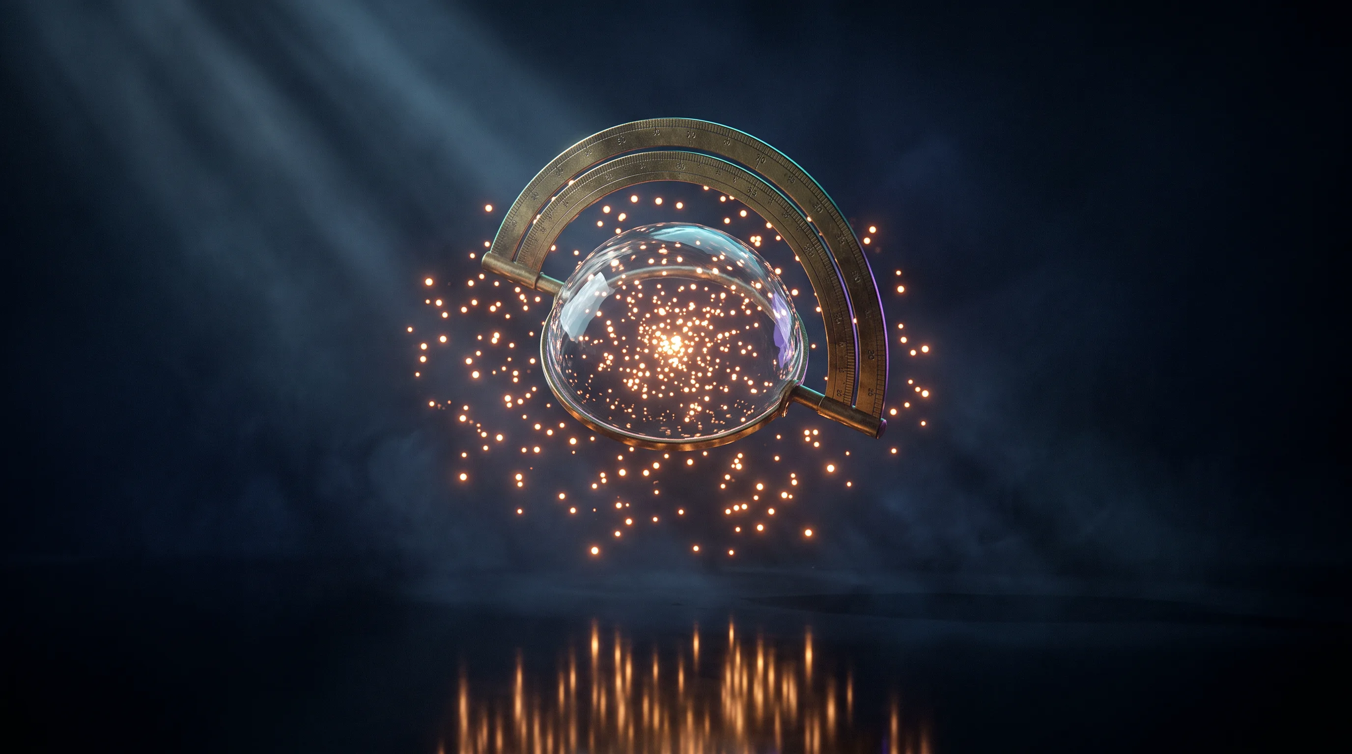 A small glass shield covering only part of a family constellation with the outer lights left exposed, whether employer life insurance is enough