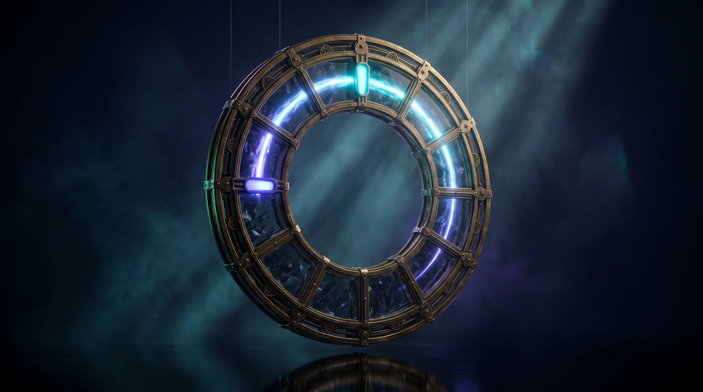 A twelve-segment brass ring with a second marker lit three segments ahead of the deadline, when a small business should start shopping its renewal